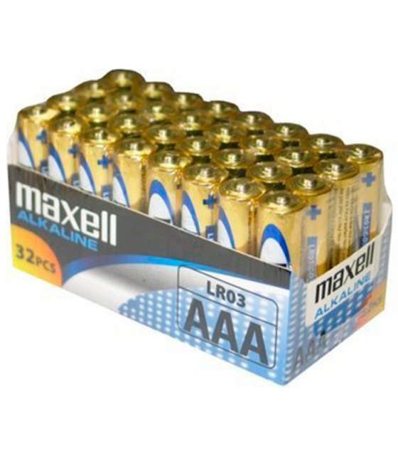 MAXELL BATTERY AAA LR03 PACK*32 UDS