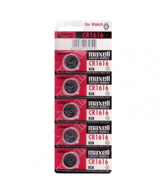 MAXELL BATTERY LITIO CR1616 3V 5UDS