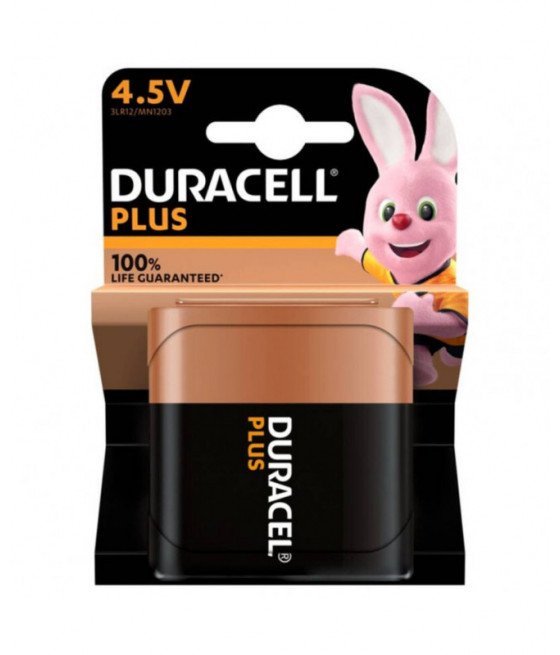 DURACELL PLUS POWER 100 šarminė baterija 4,5 V 3LR12 BLISTER*1
