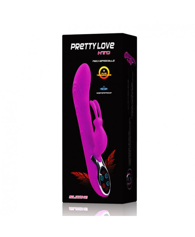 PRETTY LOVE - SMART - VIBRATOR HTO PLUS TEMPERATŪRA 7