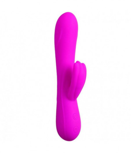 PRETTY LOVE FLIRTATION BARRETTE VIBRATOR WITH CLIT STIMULATION