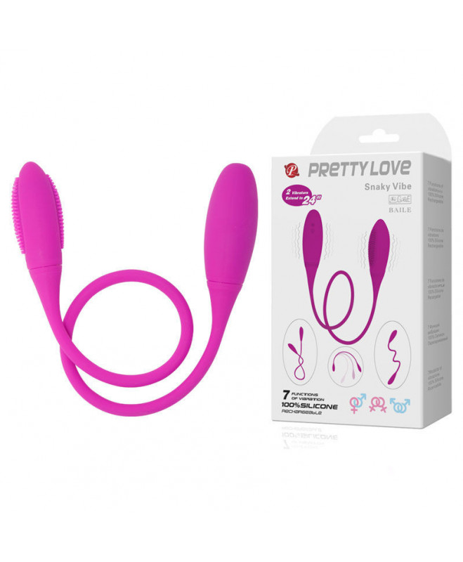 DELUXE PRETTY LOVE SNAKY VIBRATOR 7V