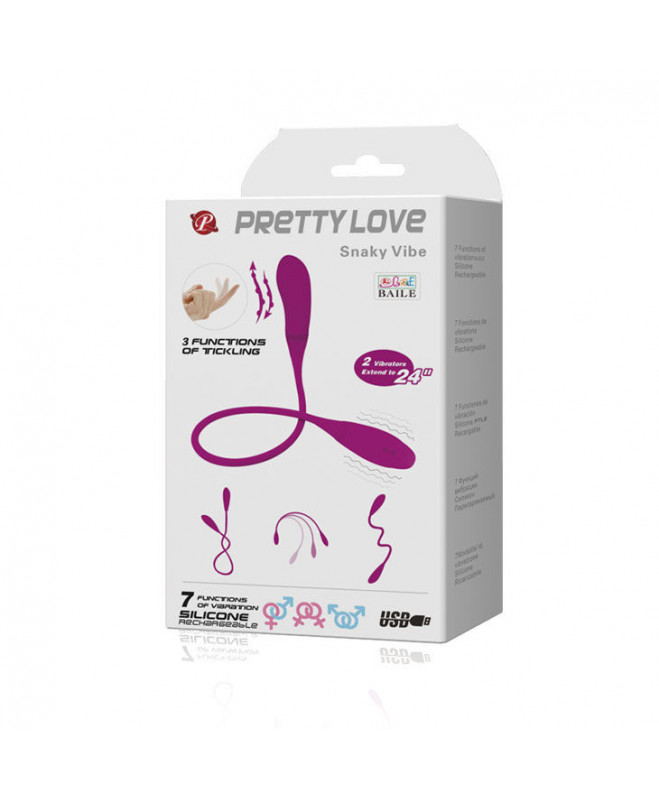 PRETTY LOVE SMART – SNAKY VIBRATOR 7V + 3 TICKING 9