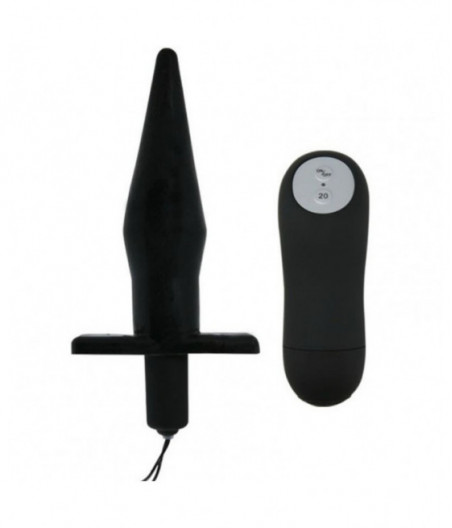 BAILE VIBRATING PLUG AND REMOTE CONTROL WIRELESS BLACK