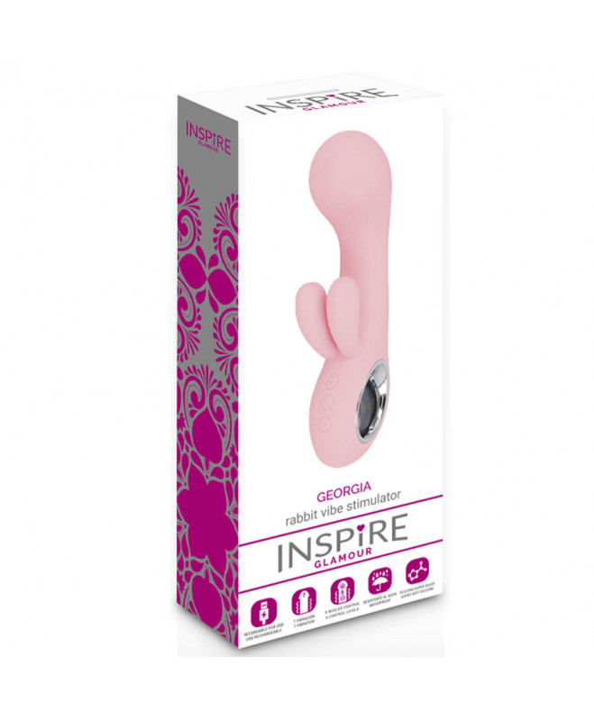 Įkvėpkite GLAMOUR GEORGIA VIBRATOR PINK 3