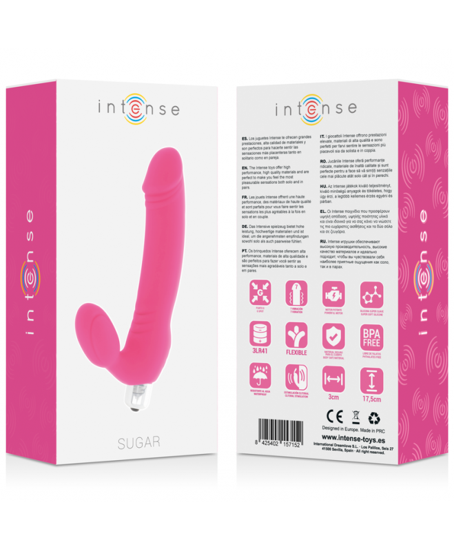 INTENSE SUGAR SEVEN SPEEDS SILICONE HOT PINK 5