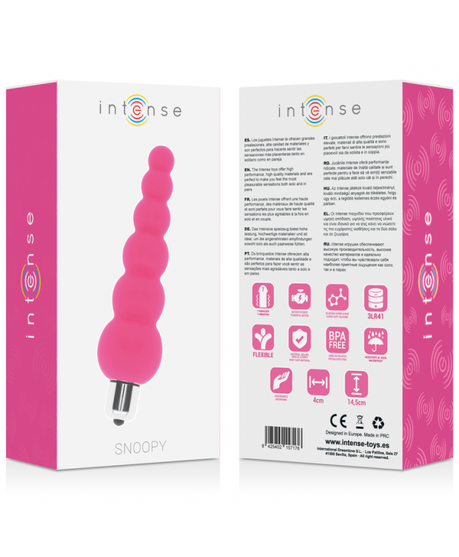 INTENSE SNOOPY 7 SPEEDS SILICONE HOT PINK 3