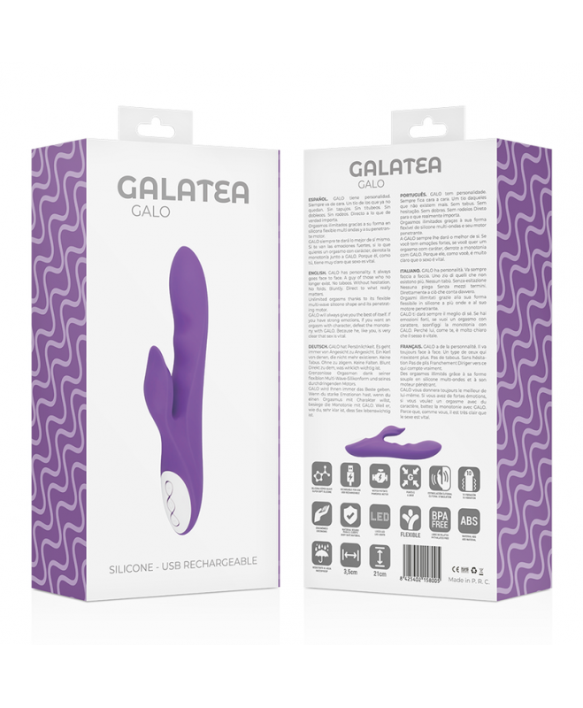 GALATEA GALO VIBRATORIAUS PURPURA 9