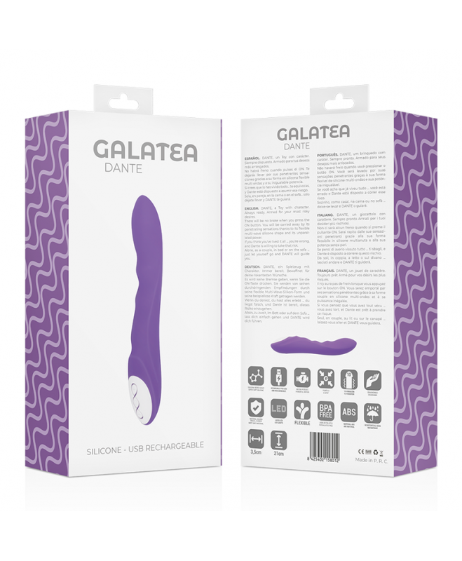 GALATEA DANTE VIBRATOR PURPLE 9