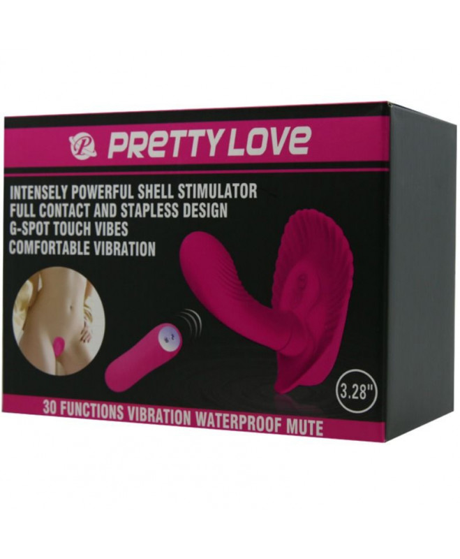 PRETTY LOVE VIBRAVIMAS G-TAŠKO STIMULIATORIUS SHEEL NUOTOLINIO VALDYMAS 8