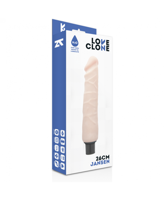 LOVECLONE JANSEN SELF LUBRICATION DONG FLESH 26cm 4