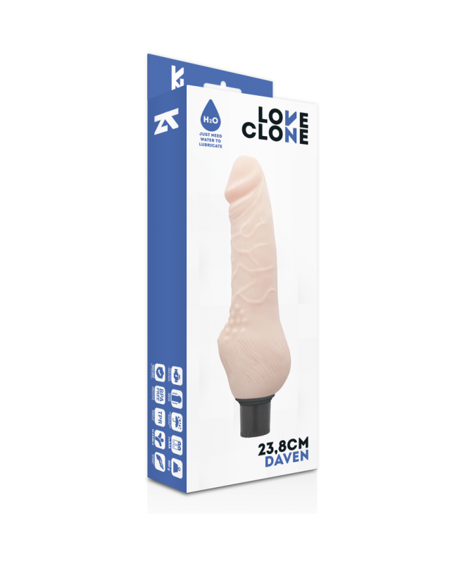 LOVECLONE DAVEN SELF LUBRICATION DONG FLESH 23,8 CM 4