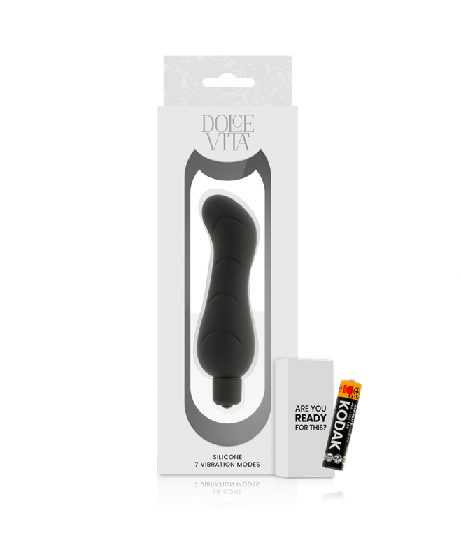 DOLCE VITA G-SPOT BLACK SILICONE 2