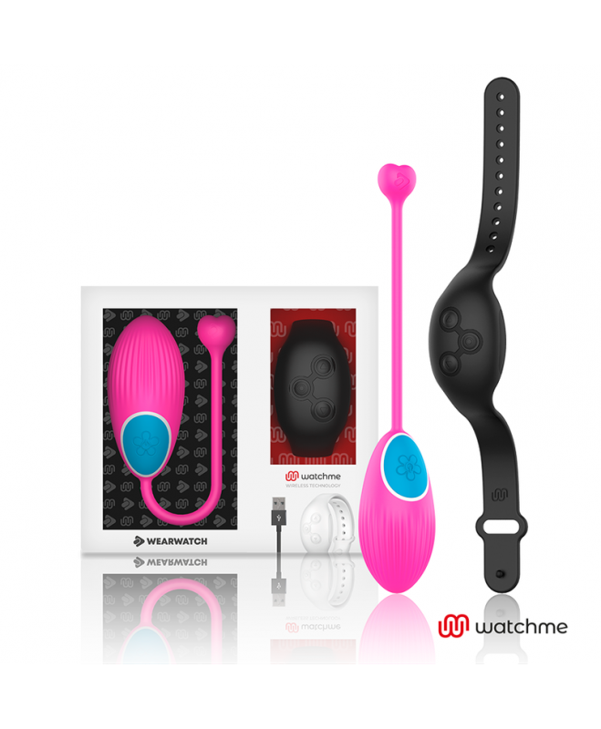 WEARWATCH EGG WIRELESS TECHNOLOGY WATCHME FUCHSIA / JET BLACK 2