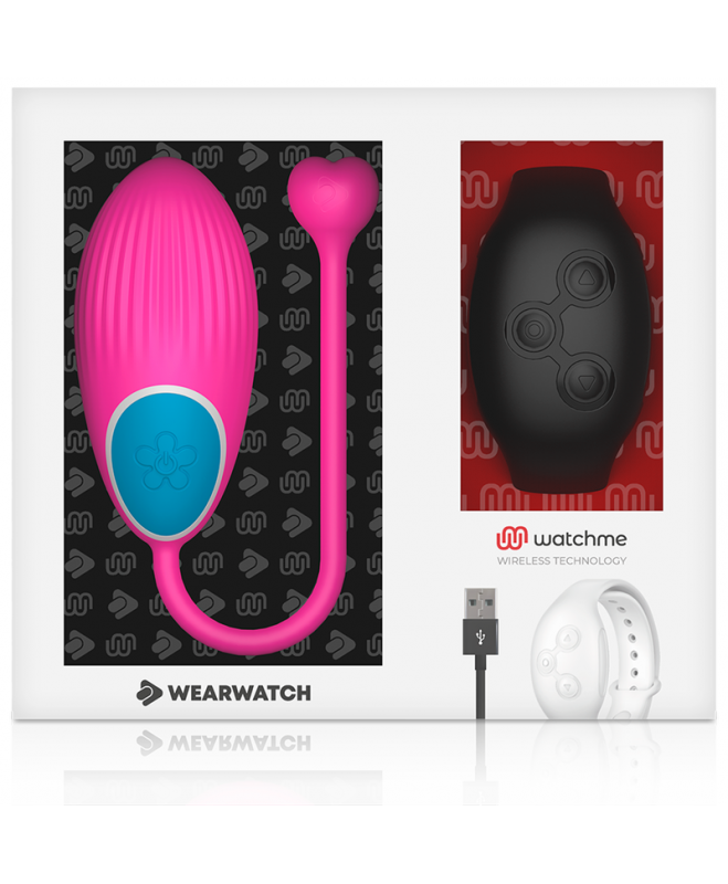 WEARWATCH EGG WIRELESS TECHNOLOGY WATCHME FUCHSIA / JET BLACK 7