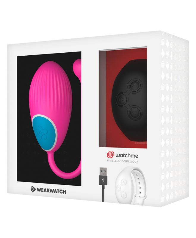 WEARWATCH EGG WIRELESS TECHNOLOGY WATCHME FUCHSIA / JET BLACK 8