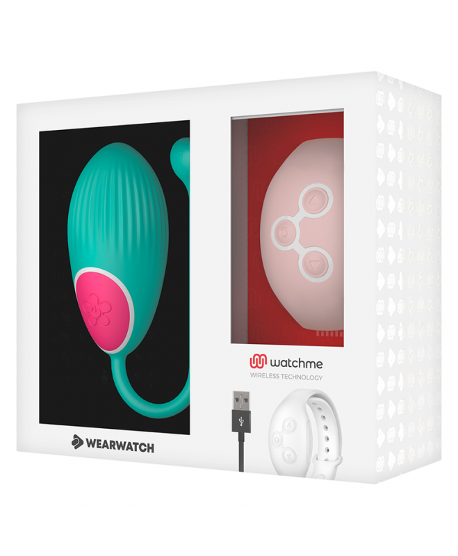 WEARWATCH EGG WIRELESS TECHNOLOGY WATCHME AQUAMARINE / PINK 6