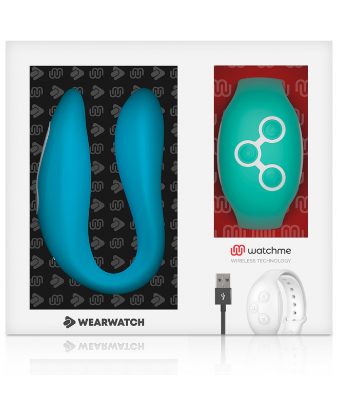 WEARWATCH DUAL PEASURE WIRELESS TECHNOLOGY WATCHME INDIGO / AQUAMARINE 7