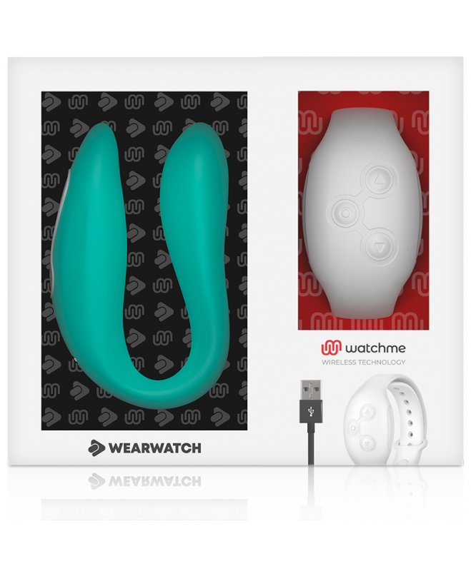 WEARWATCH DUAL PEASURE WIRELESS TECHNOLOGY WATCHME AQUAMARINE / SNOWY 8