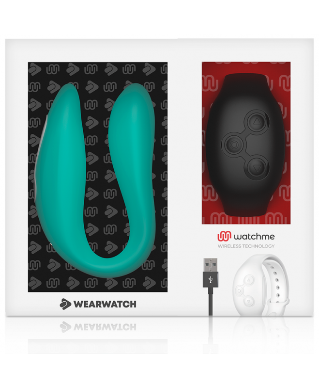 WEARWATCH DUAL PEASURE WIRELESS TECHNOLOGY WATCHME AQUAMARINE / JET BLACK 6