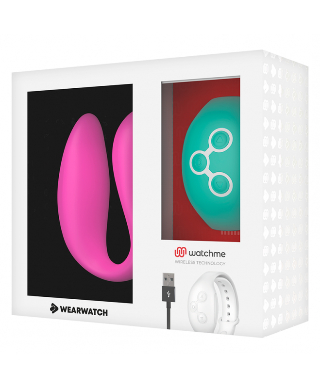 WEARWATCH DUAL PEASURE WIRELESS TECHNOLOGY WATCHME FUCHSIA / AQUAMARINE 8