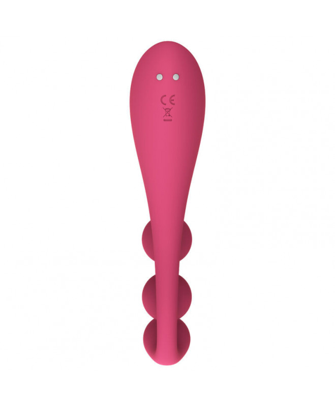 SATISFYER TRI BALL 1 MULTI VIBRATOR - RAUDONA 3