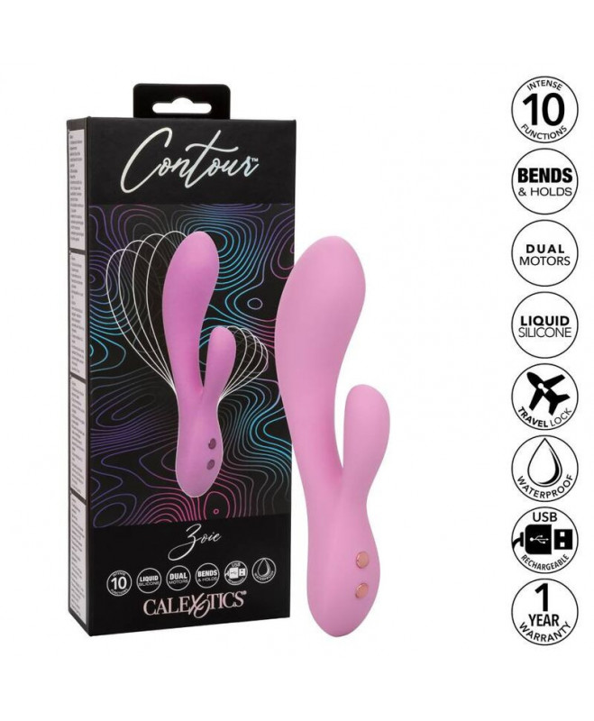 CALIFORNIA EXOTICS CONTOUR ZOIE PINK