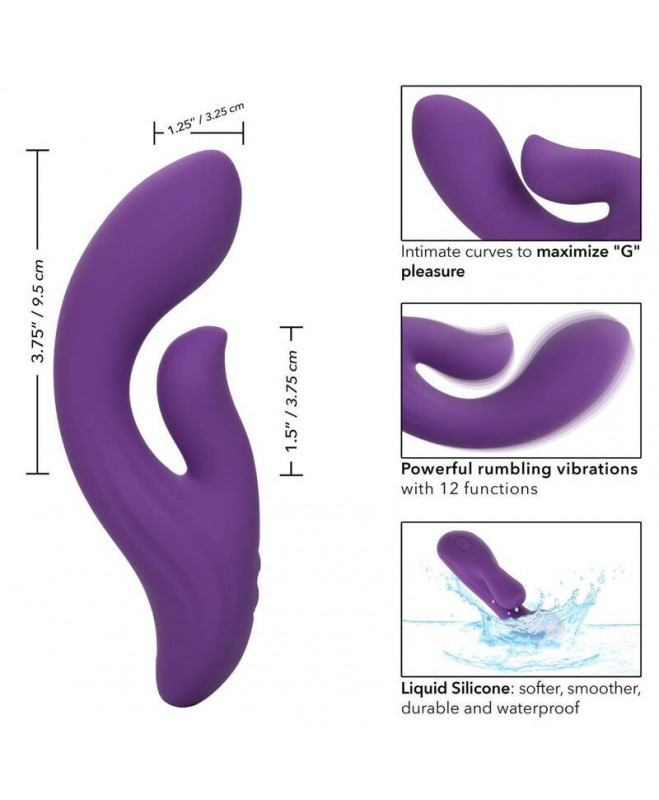 CALIFORNIA EXOTICS STELLA DUAL PLEASER VIOLET 2