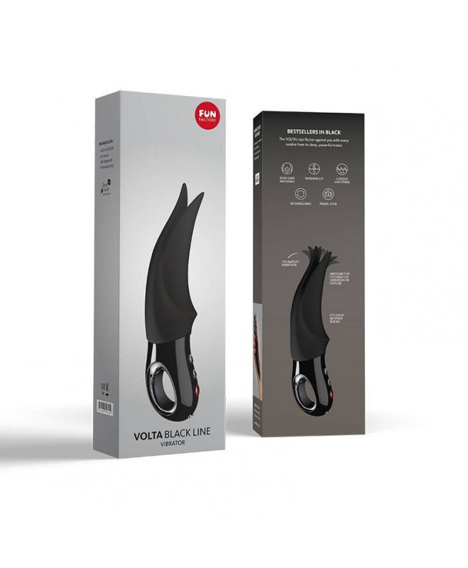 FUN FACTORY - VOLTA CLITORAL VIBRATOR BLACK LINE 4