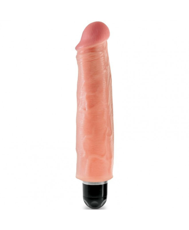 KING COCK 17,8 CM VIBRATING STIFFY - FLESH