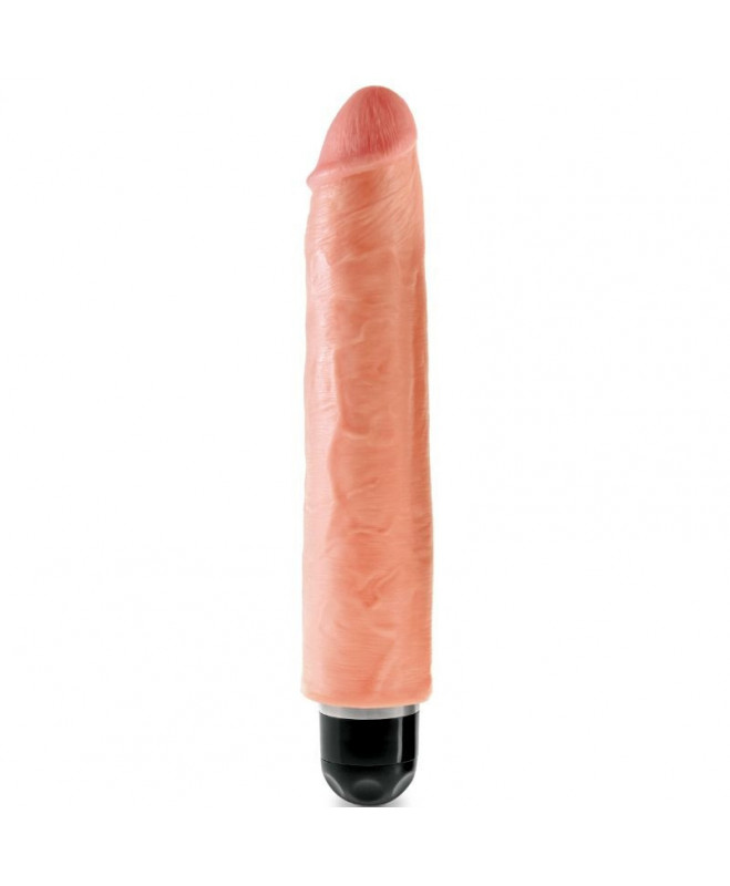 KING COCK 25,4 CM VIBRATING STIFFY - FLESH