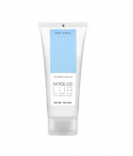 MIXGLISS NATURAL WATER BASED LUBRICANT 70 ML