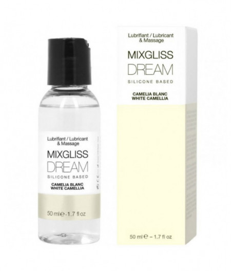 MIXGLISS DREAM WHITE CAMELIA SILICONE LUBRICANT 50 ML
