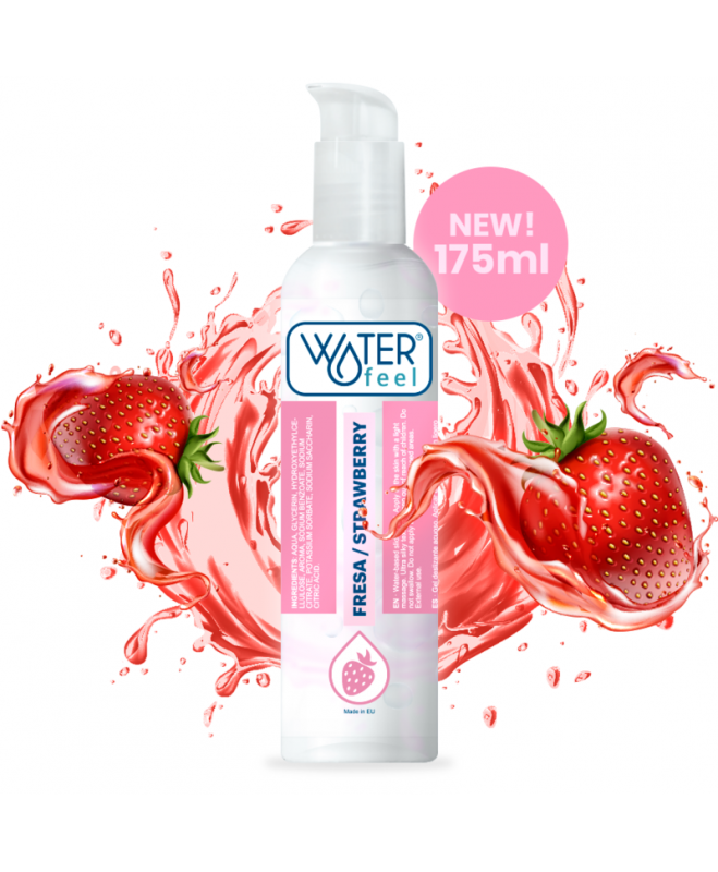 WATERFEEL STRAWBERRY VANDENS PAGRINDO LUBRIKANTAS 175 ML