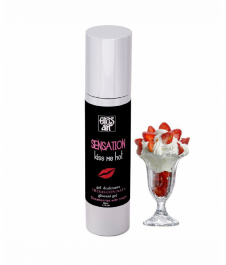 EROS SENSATTION NATURAL LUBRICANT STRAWBERRIES WITH CREAM 50 ML