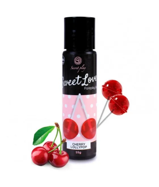 SECRETPLAY CHERRY LOLLIPOP GEL SWEET LOVE 60 ML