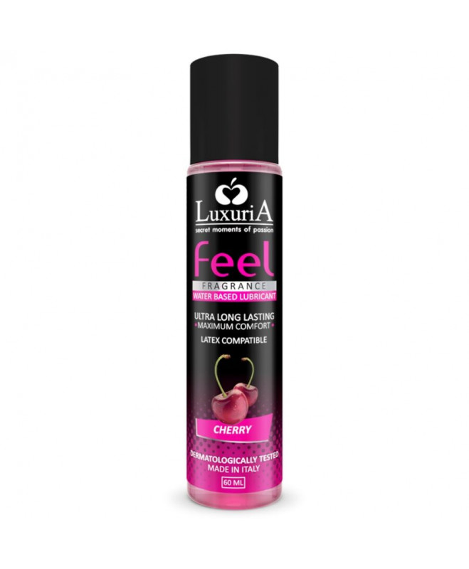 LUXURIA FEEL CHERRY VANDENS PAGRINDO LUBRIKANTAS 60 ML