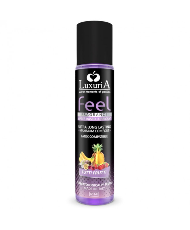 LUXURIA FEEL TUTTI FRUTI VANDENS PAGRINDO LUBRIKANTAS 60 ml