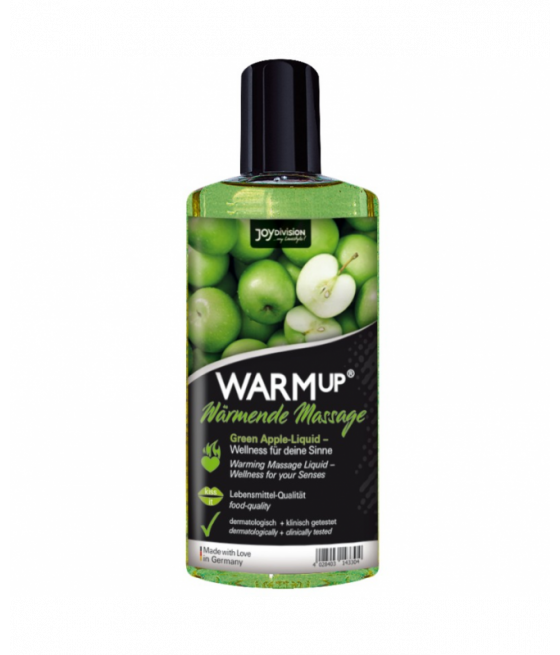 AQUAGLIDE - WARMUP GREEN APPLE MASAŽINIS ALIEJUS - 150 ML