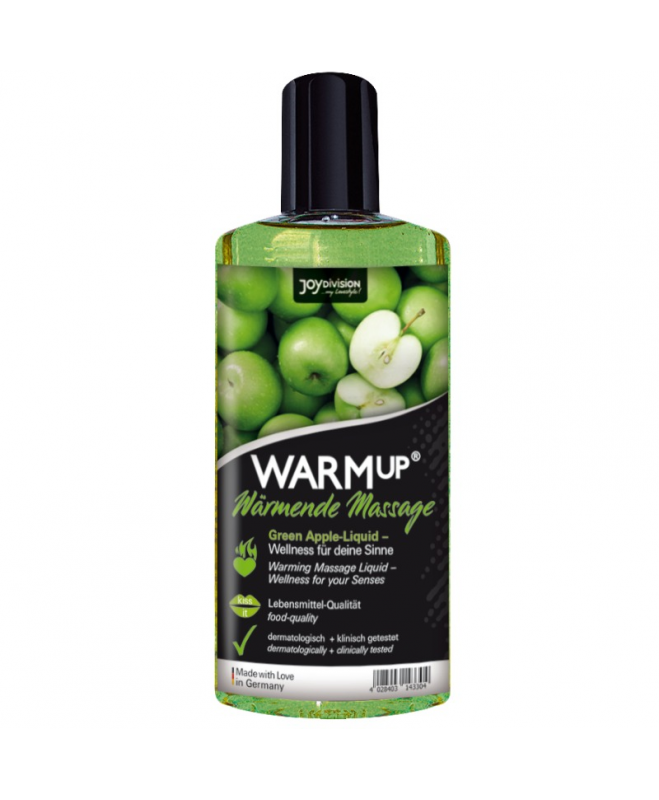 AQUAGLIDE - WARMUP GREEN APPLE MASAŽINIS ALIEJUS - 150 ML