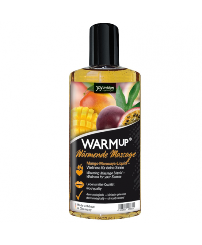 AQUAGLIDE - ŠILDINANTIS MANGO IR MARACUYA MASAŽINIS ALIEJUS - 150 ml