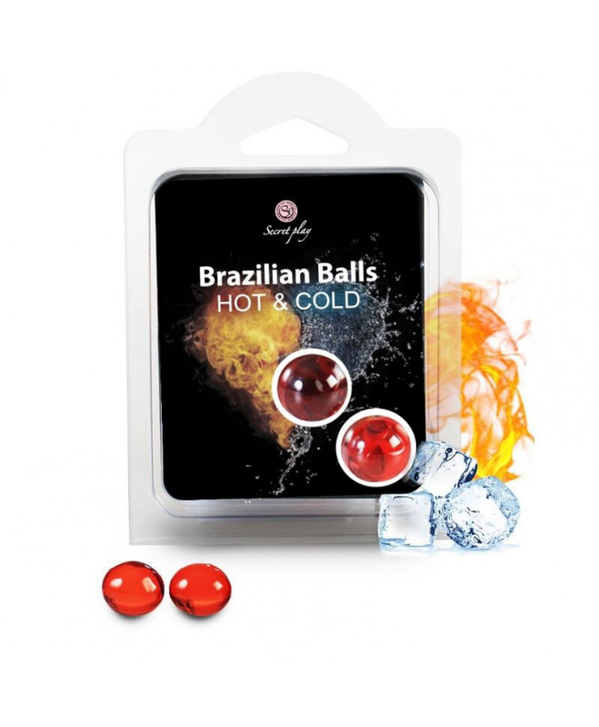 SECRETPLAY BRAZILIAN BALLS HEAT & COLD EFFECT 2 VIENETAI