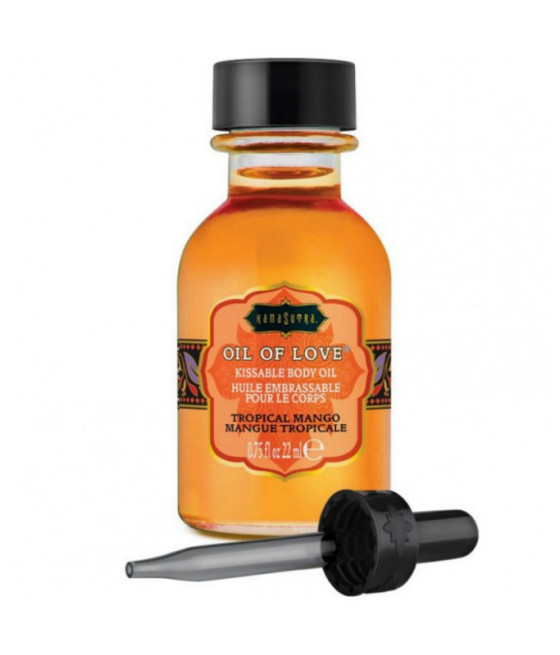 KAMASUTRA BUČIUOJAMAS MEILĖS ALIEJUS FORELPLYS TROPICAL MANGO 22 ml