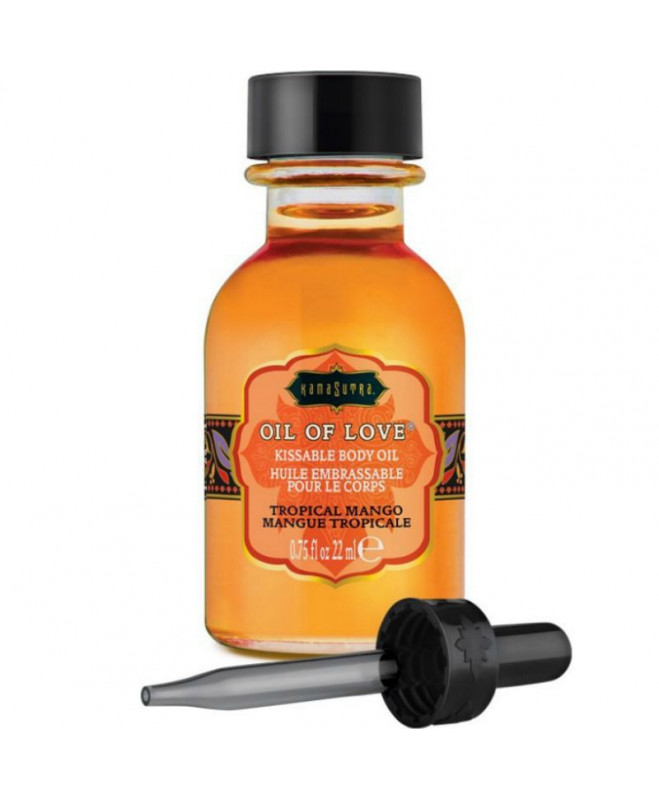 KAMASUTRA BUČIUOJAMAS MEILĖS ALIEJUS FORELPLYS TROPICAL MANGO 22 ml