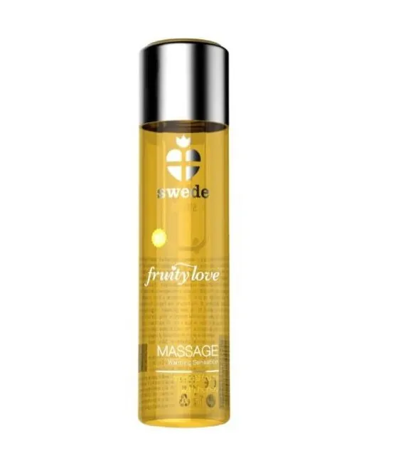SWEDE FRUITY LOVE WARMING EFFECT MASAŽINIS ALIEJUS TROPINIS VAISIUS SU MEDUMI 60 ML.