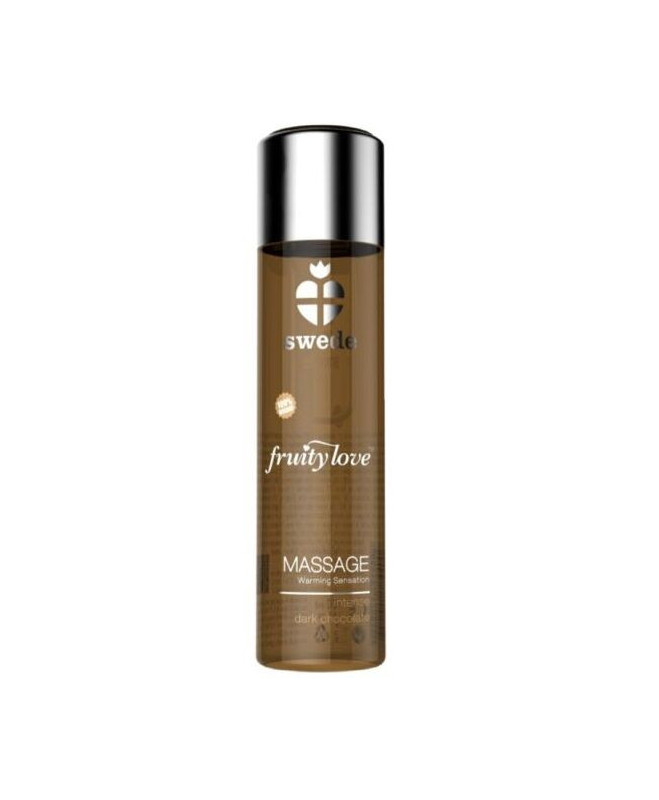 SWEDE FRUITY LOVE ŠILDANČIO POVEIKIO MASAŽINIS ALIEJUS INTENSE DARK CHOCOLATE 60 ML.