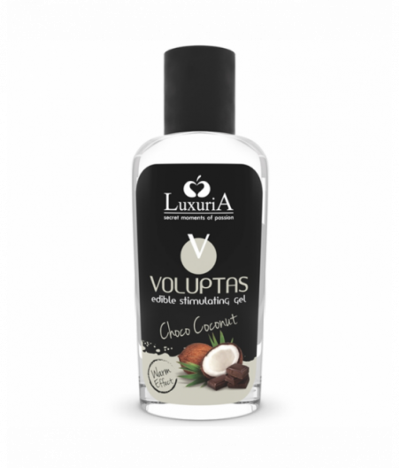 LUXURIA VOLUPTAS EDIBLE MASSAGE GEL WARMING EFFECT COCONUT AND CREAM 100 ML