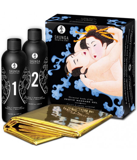 SHUNGA EROTIC MASSAGE GEL ORIENTAL BODY SLIDE FRUTAS EXOTICA