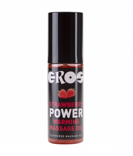 EROS STRAWBERRY POWER WARMING MASSAGE OIL 100 ML