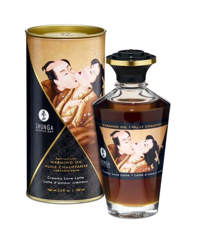 SHUNGA AFRODIZIAKAS ŠILDANTIS ALIEJUS CREAMY LOVE LATTE 100 ml